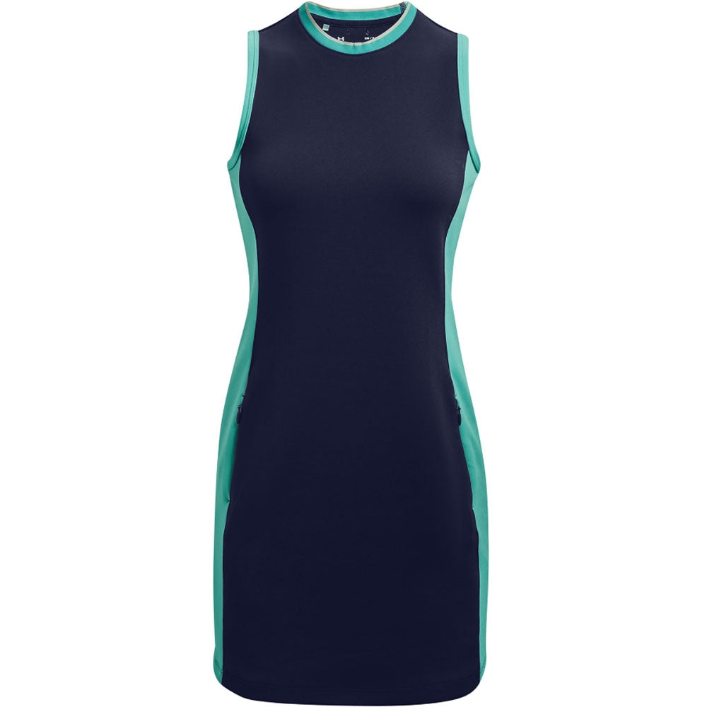 Under Armour Zinger Dress Damengolfkleid Navy-Türkis