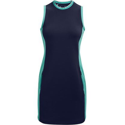 Under Armour Zinger Dress Damengolfkleid Navy-Türkis