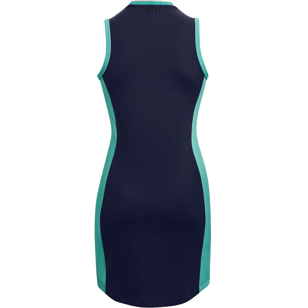 Under Armour Zinger Dress Damengolfkleid Navy-Türkis