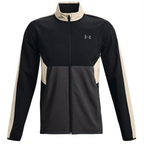 Under Armour UA Storm Windstrike FZ Herrengolfjacke Schwarz-Grau