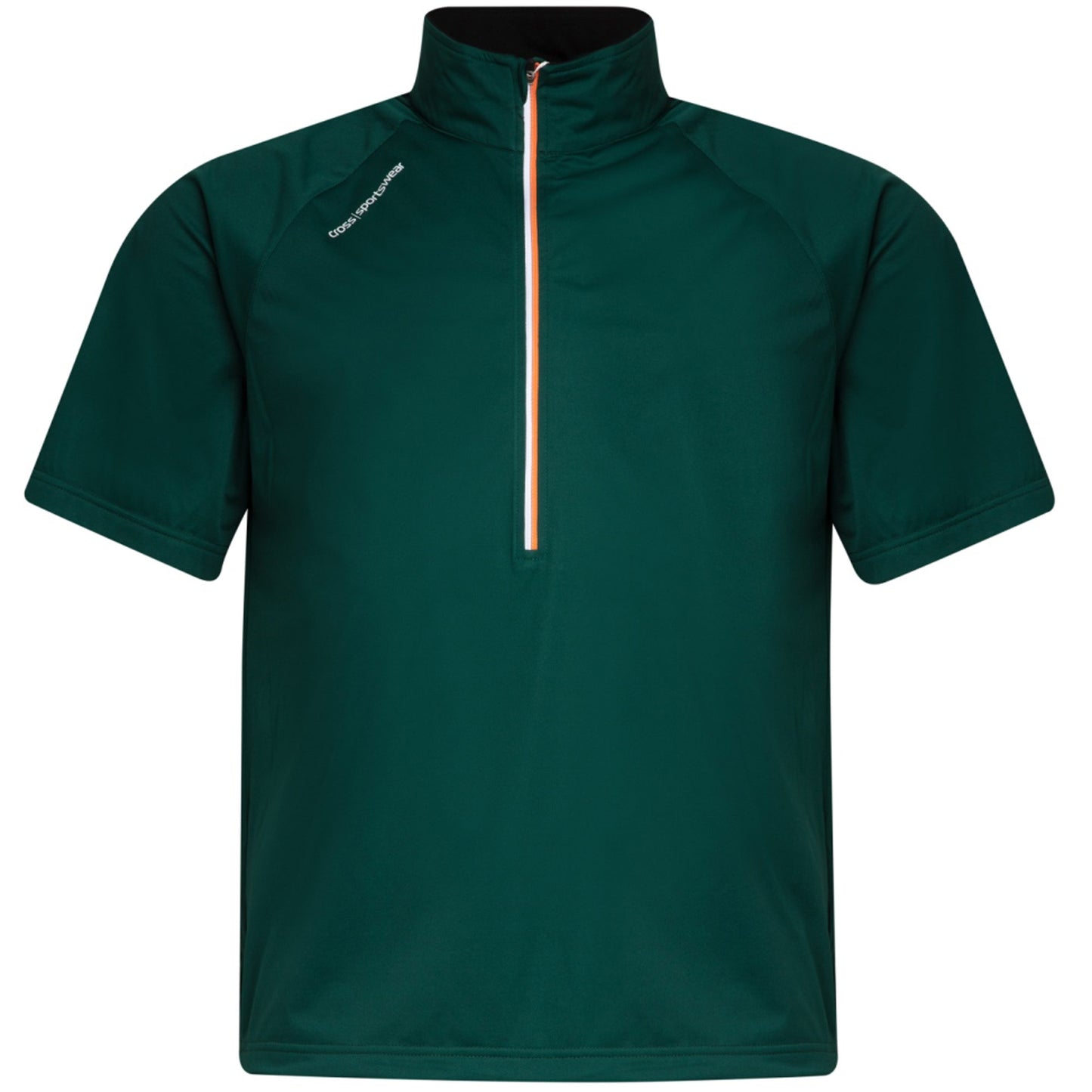 Cross M Storm Shortsleeve Herrengolfpullover Dunkelgrün