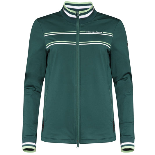Cross W Stinger Full Zip Damengolfjacke Dunkelgrün