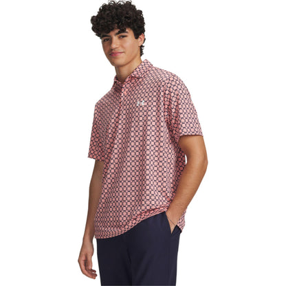 Under Armour UA Matchplay Printed Crab Geo Herrengolfpoloshirt