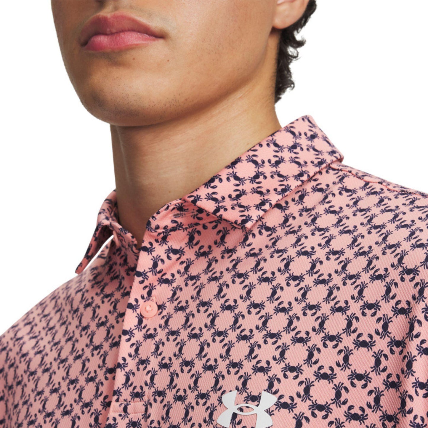 Under Armour UA Matchplay Printed Crab Geo Herrengolfpoloshirt