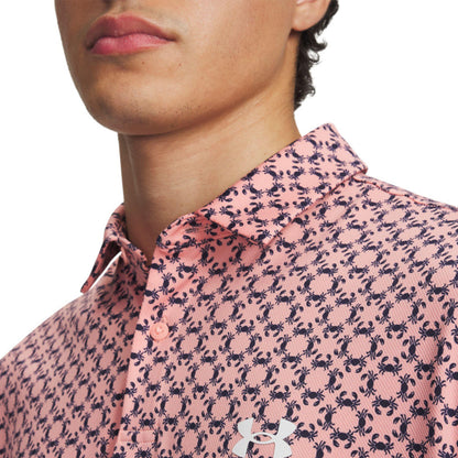 Under Armour UA Matchplay Printed Crab Geo Herrengolfpoloshirt