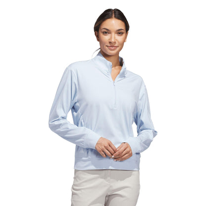 adidas Ultimate365 Half-Zip Damenoberteil clear sky