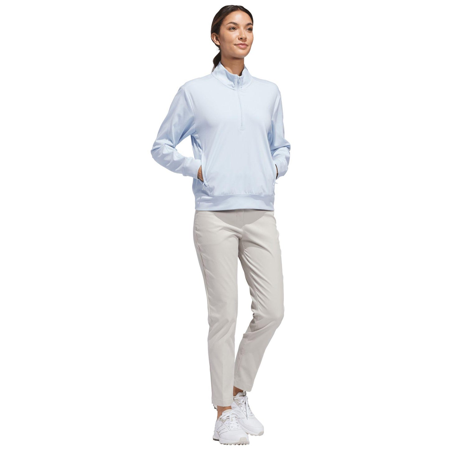 adidas Ultimate365 Half-Zip Damenoberteil clear sky