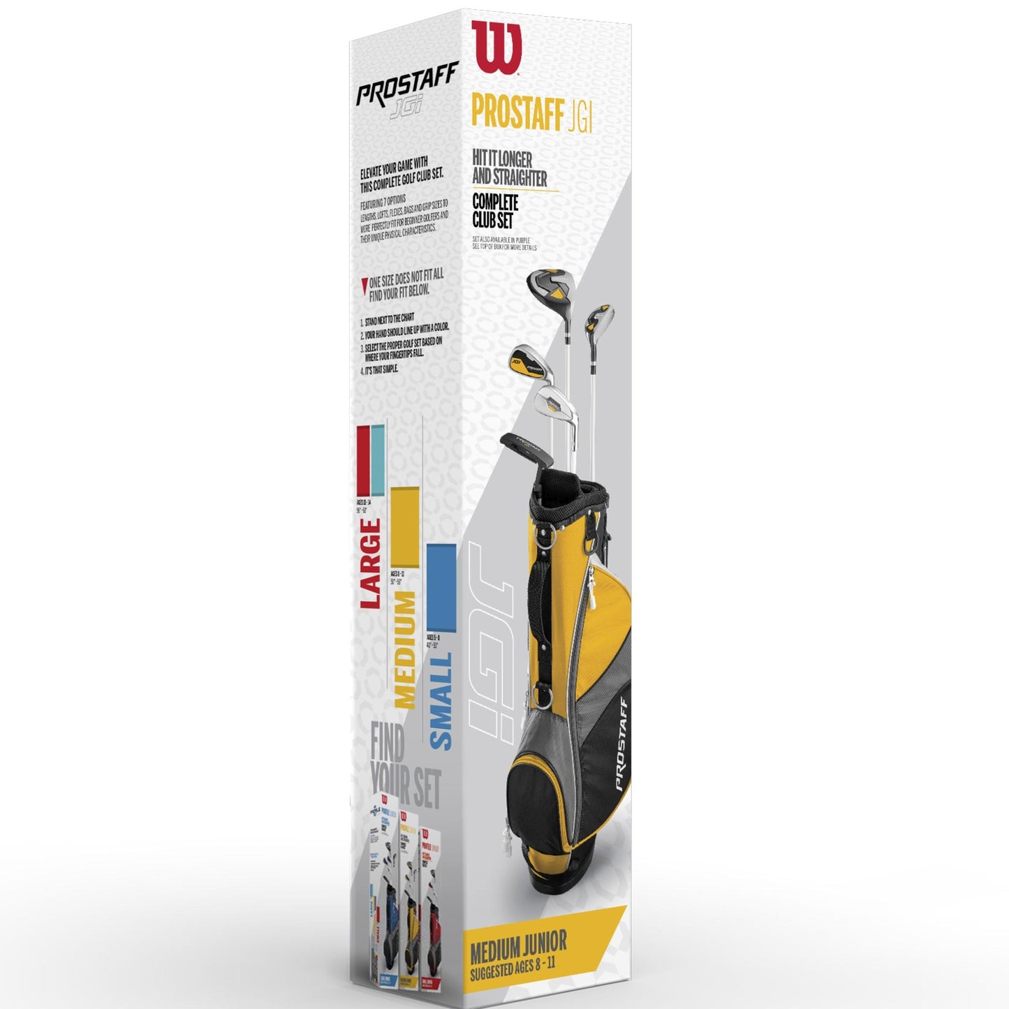Wilson Pro Staff JGI Junior 8-11 Jahre Komplettset