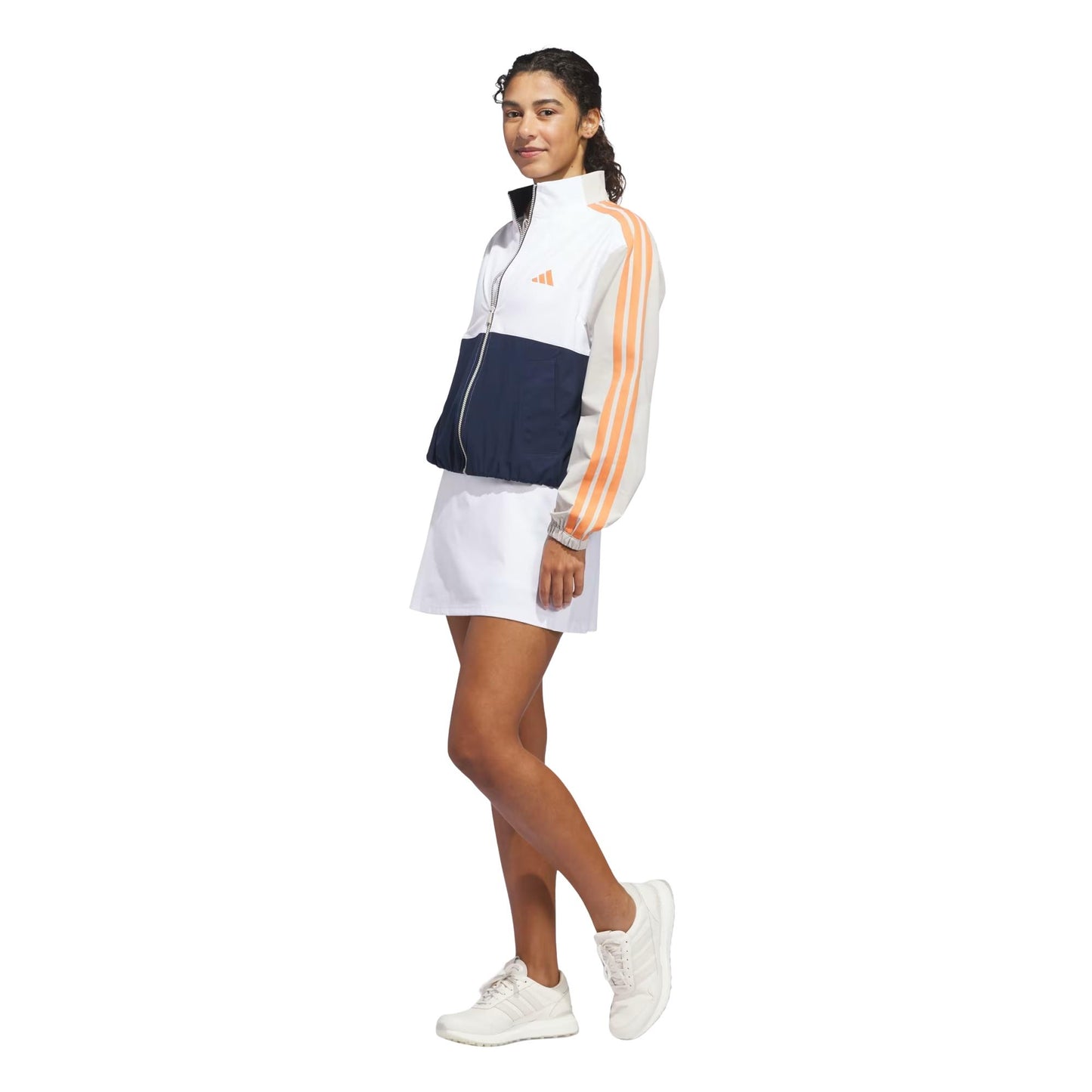 adidas Beyond Color Block Full Zip Damenjacke navy