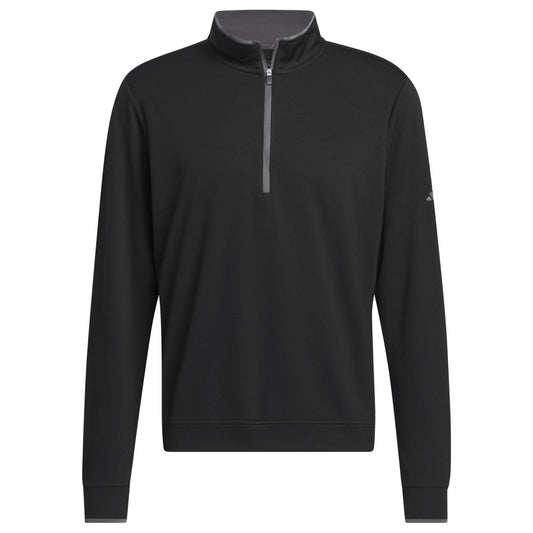 adidas Lightweight Half-Zip Herrenpullover black