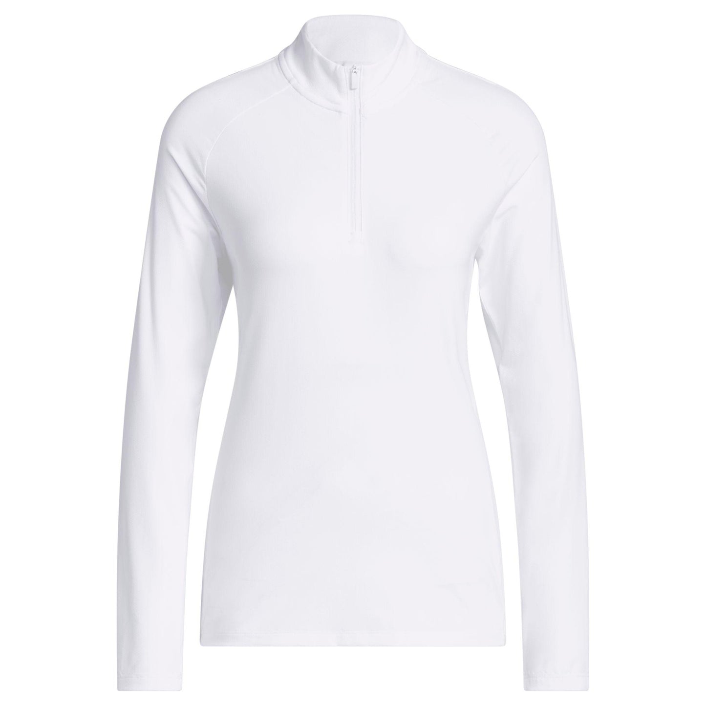 adidas Ultimate365 Solid Quarter-Zip Mock Damenpoloshirt white