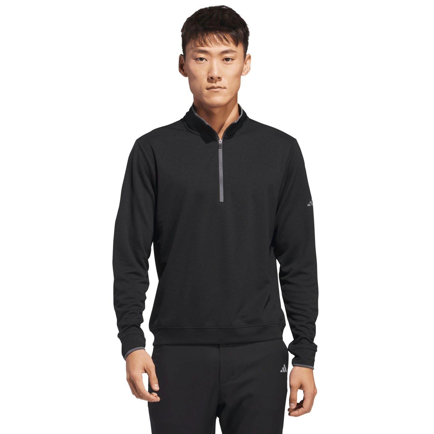 adidas Lightweight Half-Zip Herrenpullover black