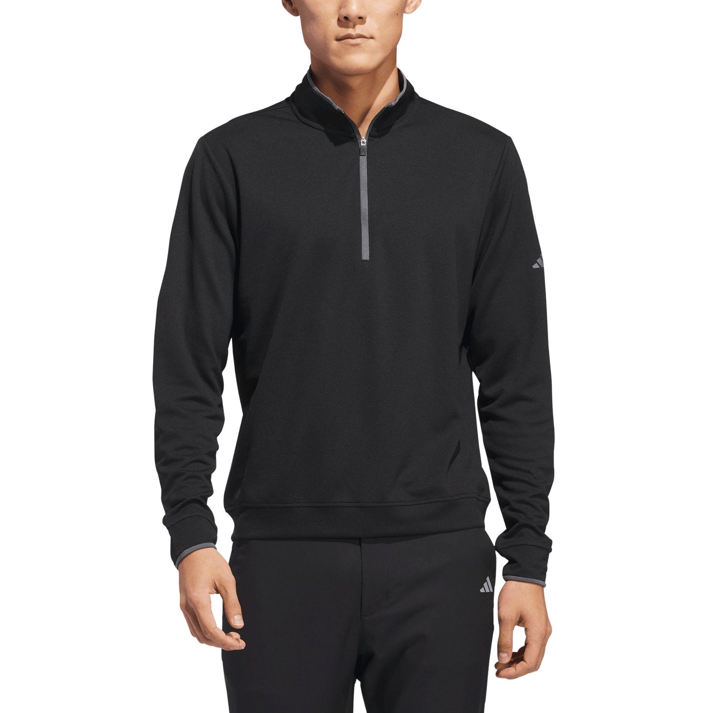 adidas Lightweight Half-Zip Herrenpullover black
