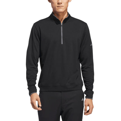 adidas Lightweight Half-Zip Herrenpullover black