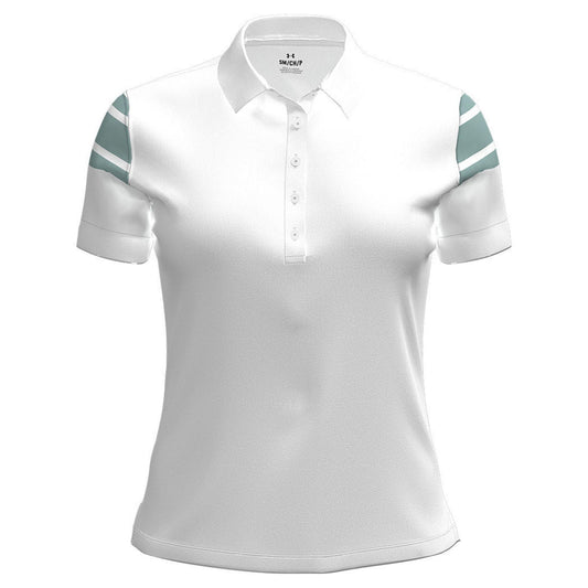 Under Armour UA Drive Printed Engineered Sport Stripe Damengolfpoloshirt