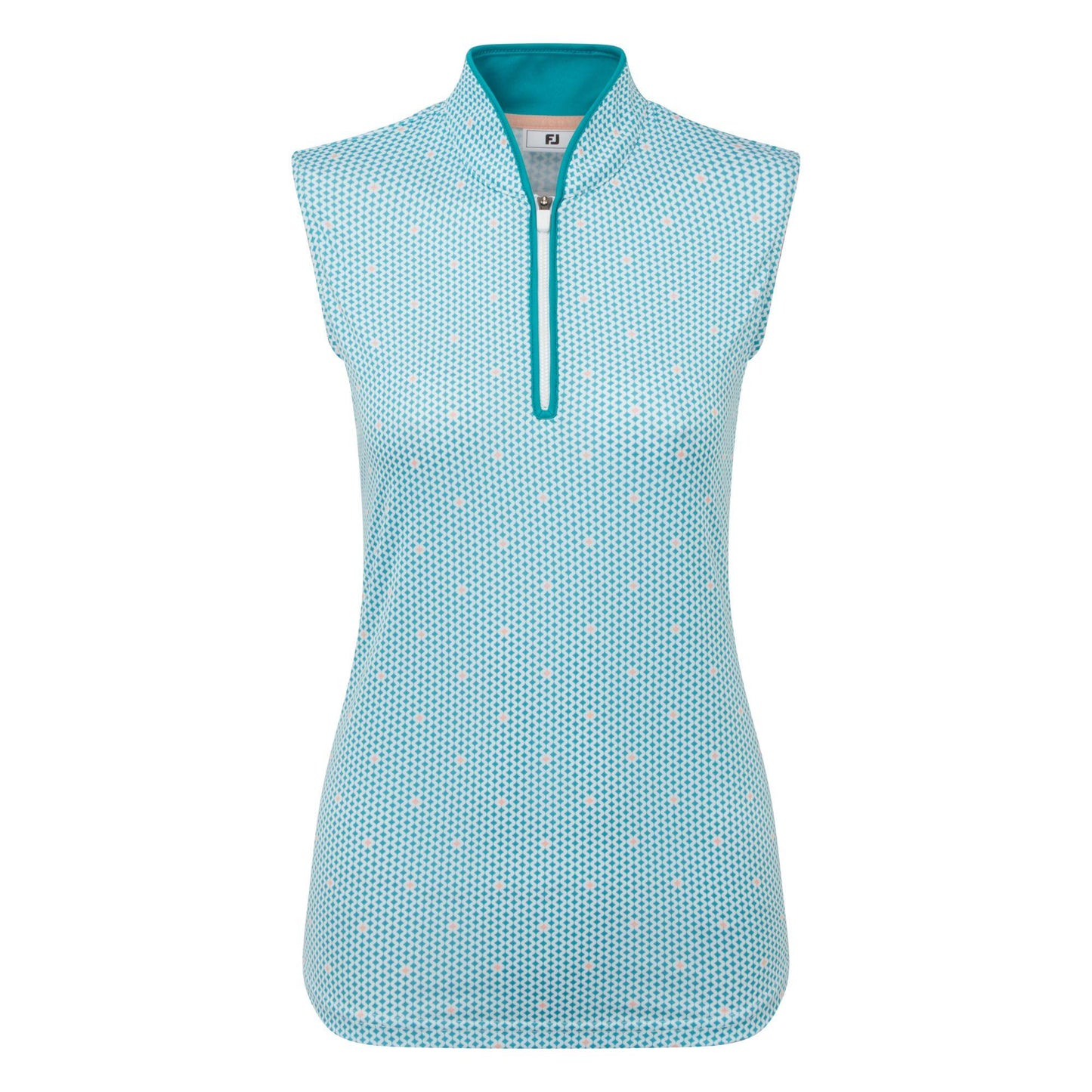 FootJoy Zip Front Tank Printed Damenpoloshirt