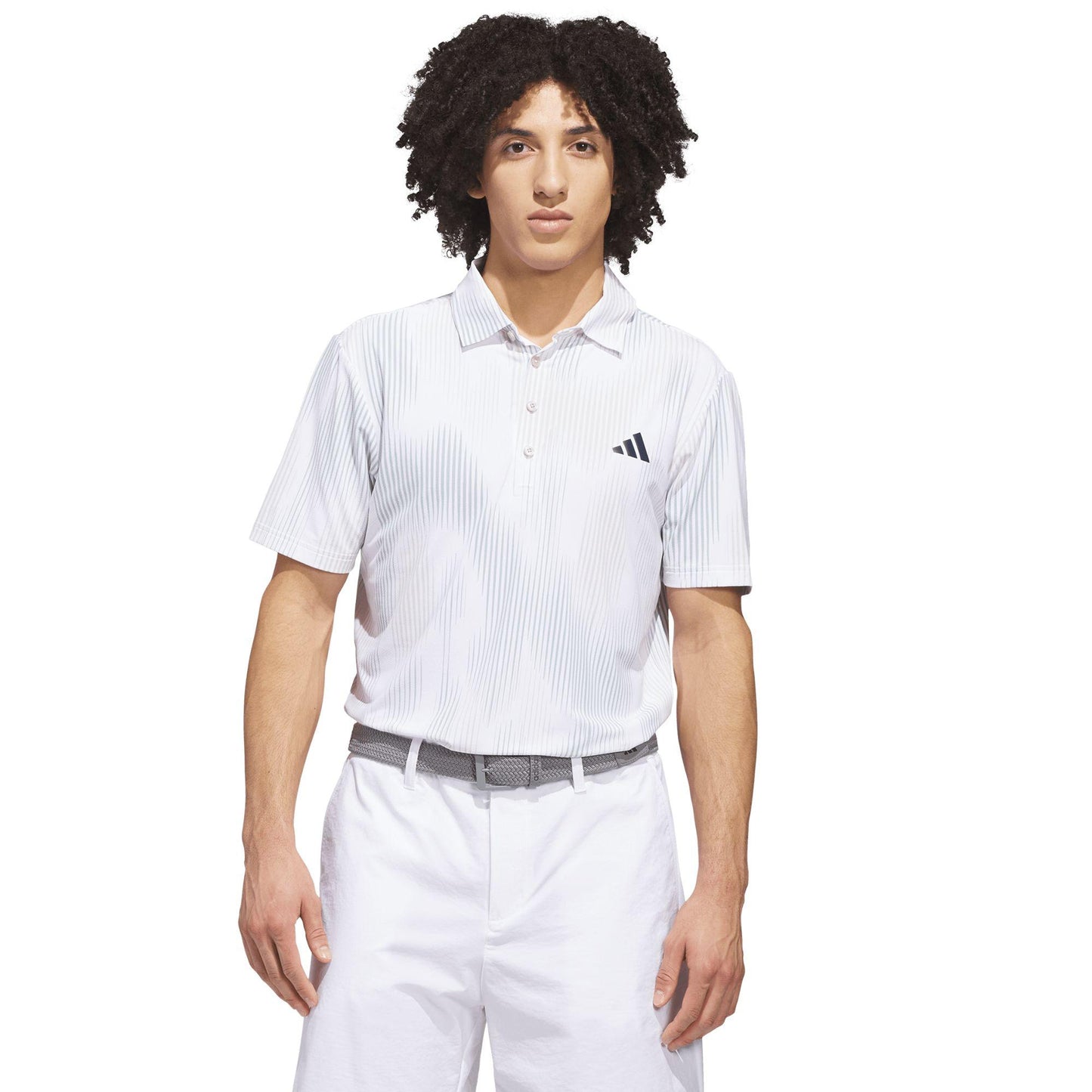 adidas Tour Cool Feel Herrenpoloshirt weiß-grün
