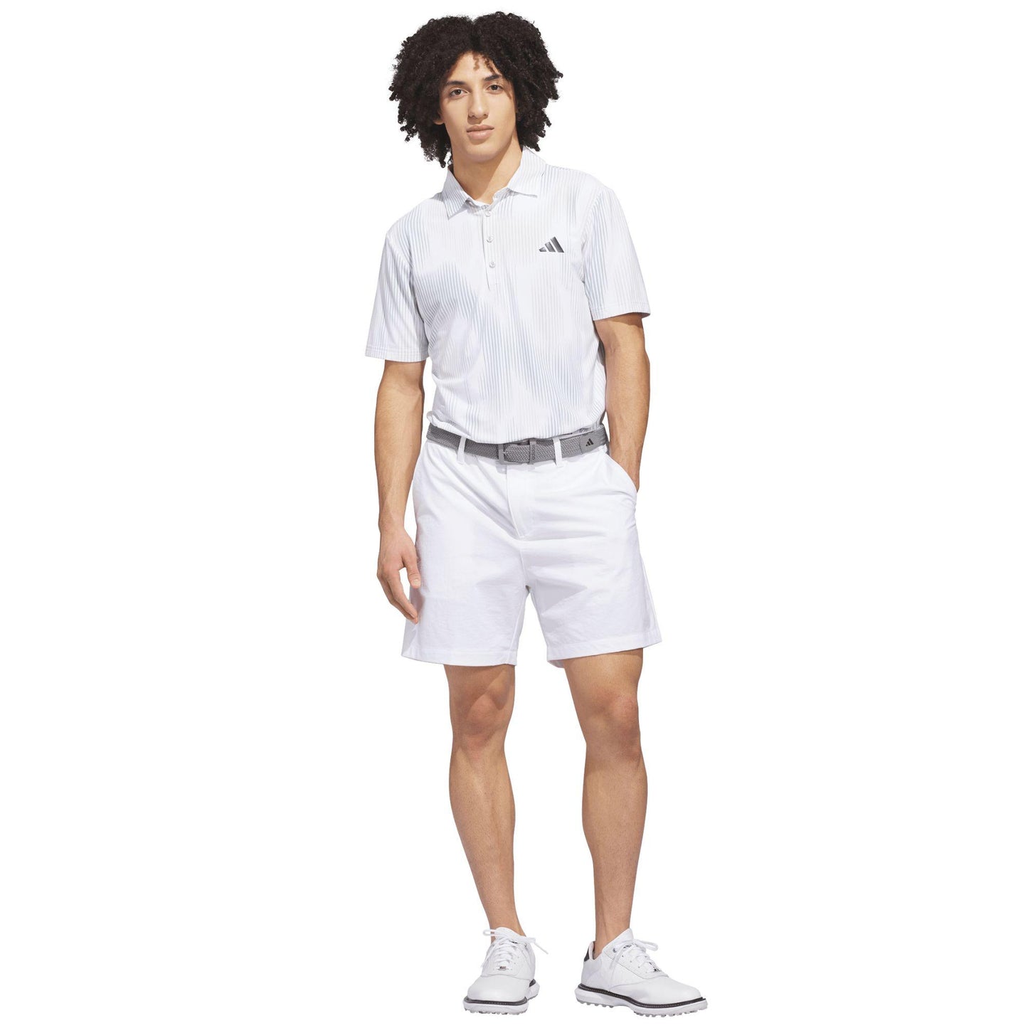 adidas Tour Cool Feel Herrenpoloshirt weiß-grün