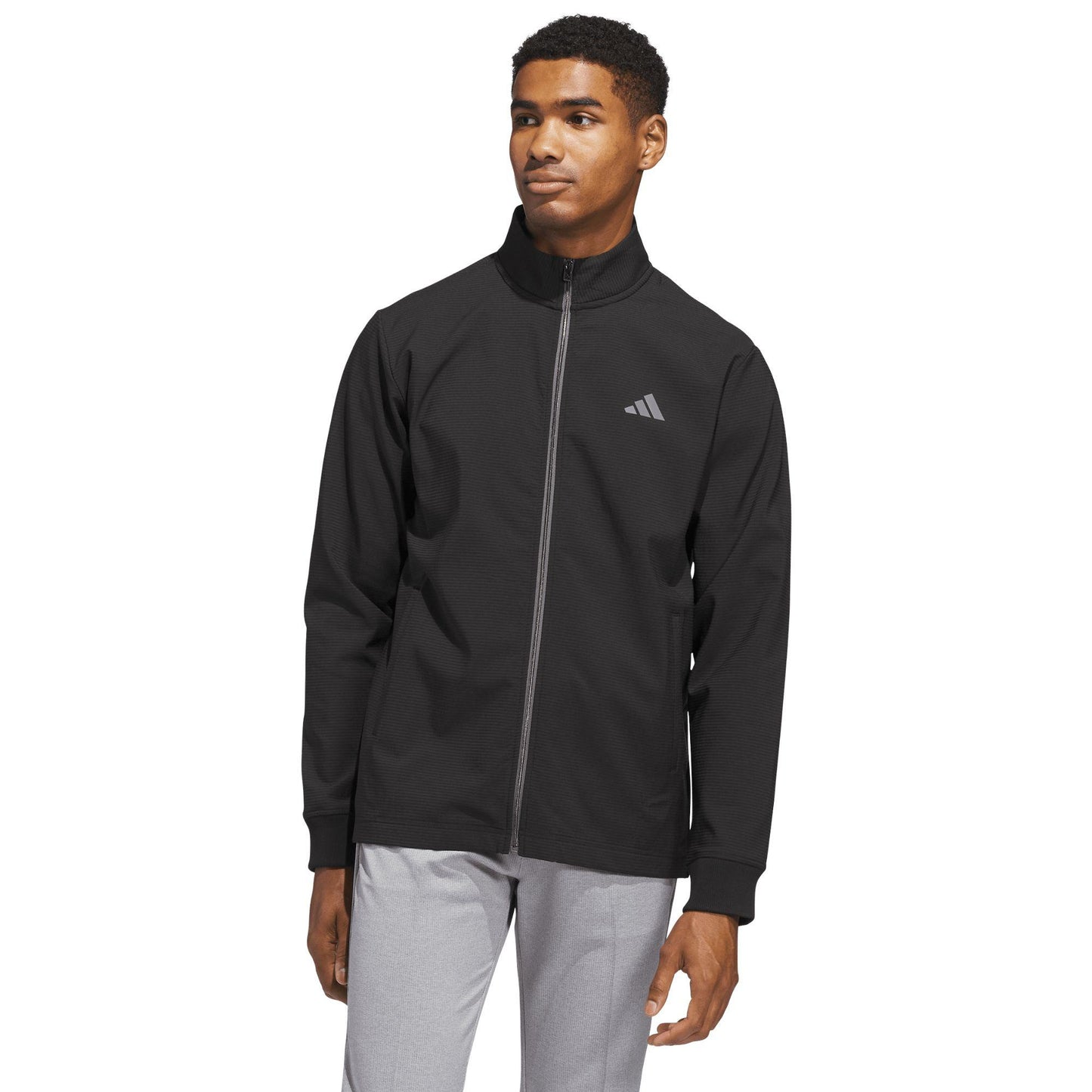 adidas Ultimate365 Textured Woven Full-Zip Herrenjacke black