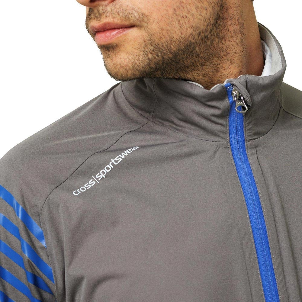 Cross M Hurricane Herrengolfregenjacke Grau