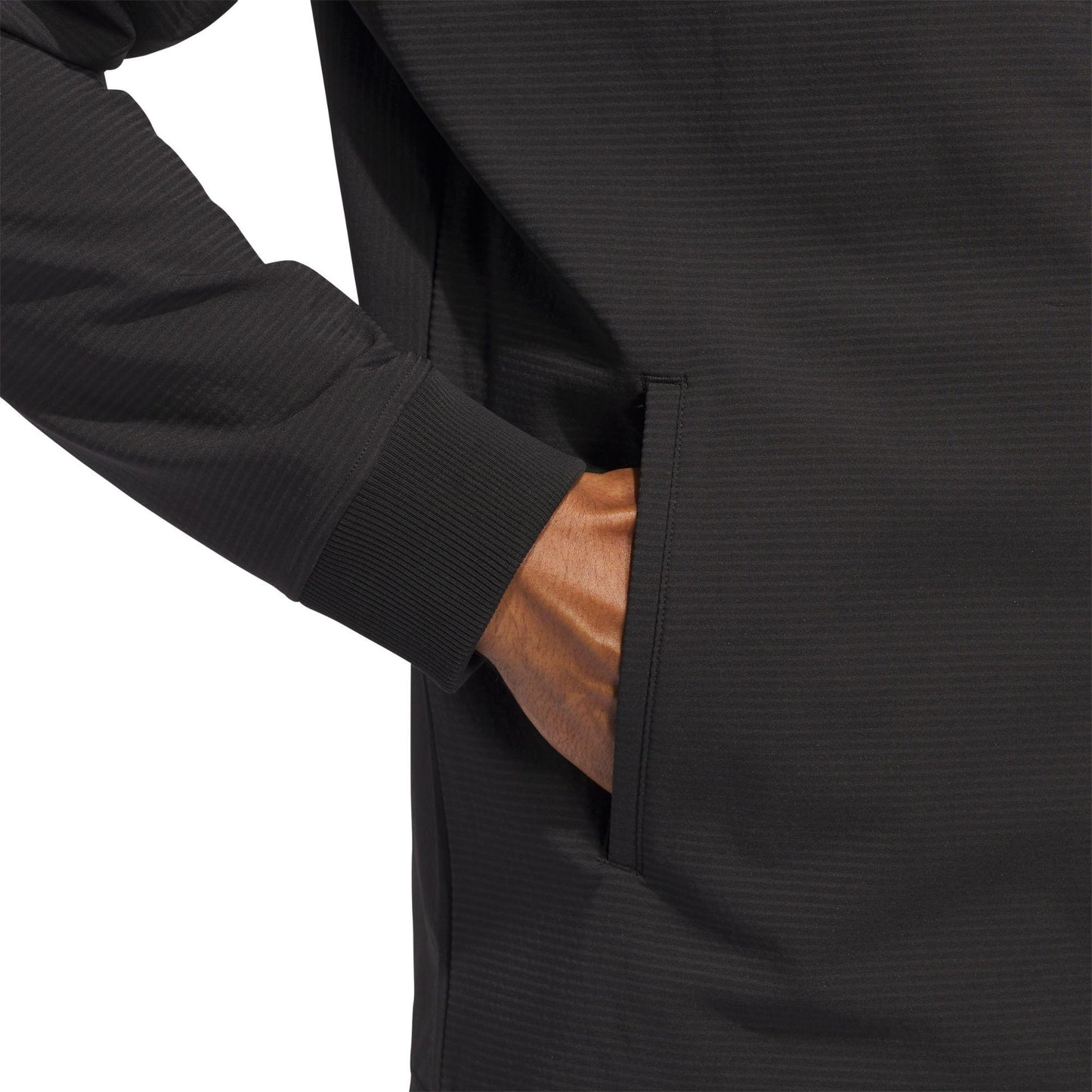 adidas Ultimate365 Textured Woven Full-Zip Herrenjacke black