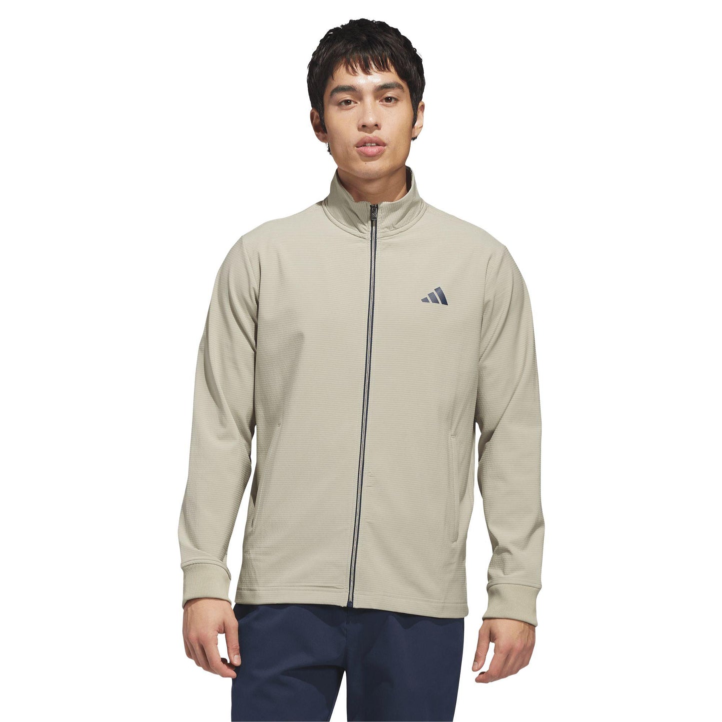 adidas Ultimate365 Textured Woven Full-Zip Herrenjacke beige