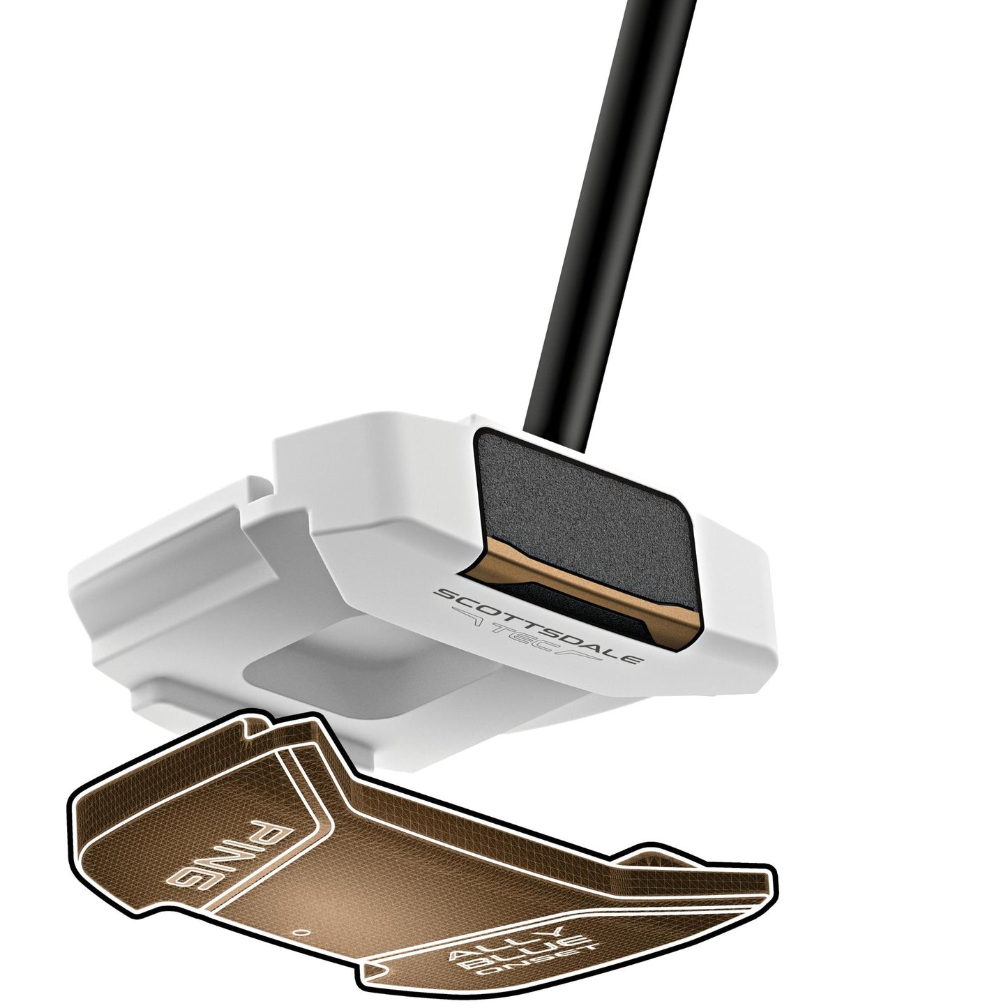 Ping Scottsdale Tec Ally Blue Onset Putter