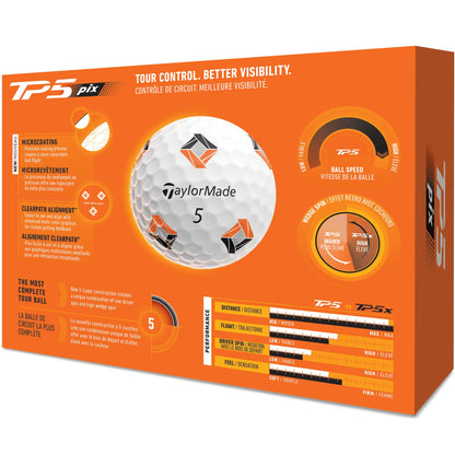 TaylorMade TP5 Pix 3.0 Golfbälle 2026