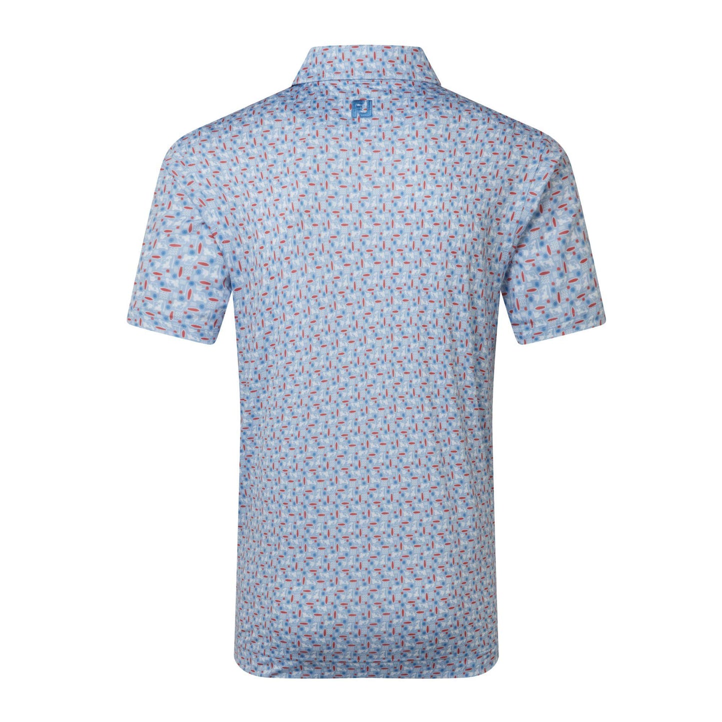 FootJoy Surfs Up Print Lisle Herrenpoloshirt