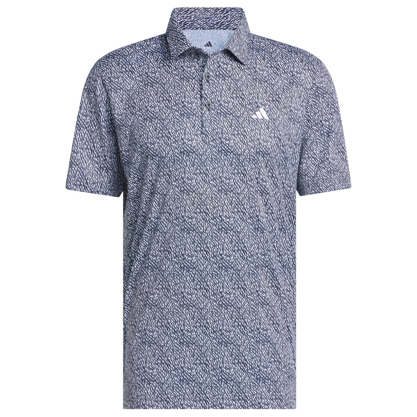 adidas Ultimate365 Feather Print Herrenpoloshirt navy/white