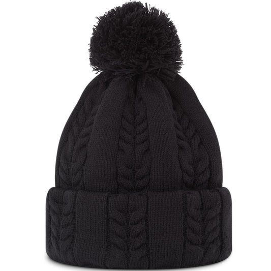 FootJoy Cable Knit Bobble Mütze
