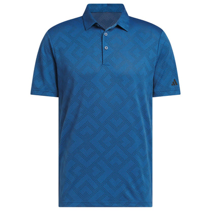 adidas Ultimate365 Jacquard Herrenpoloshirt dunkelblau