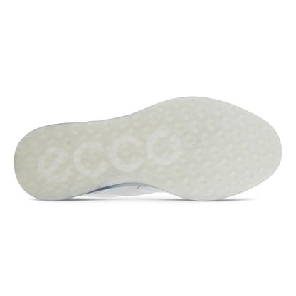 Ecco Golf S-Three BOA Herrengolfschuhe Weiss-Blau