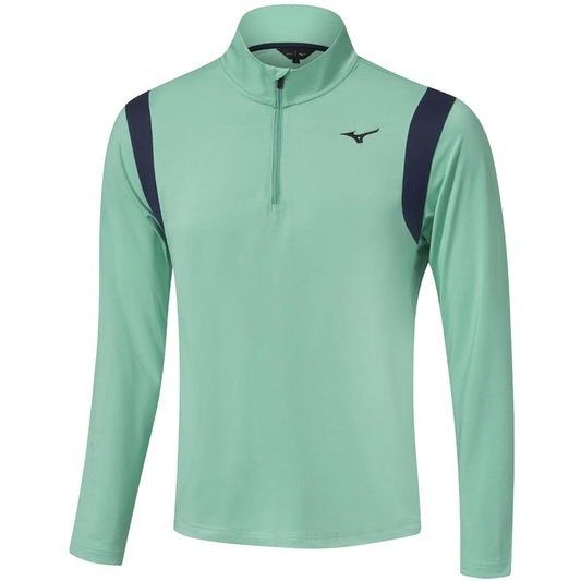 Mizuno Breeze Elite 1/4 Zip Herrengolfpullover Mint