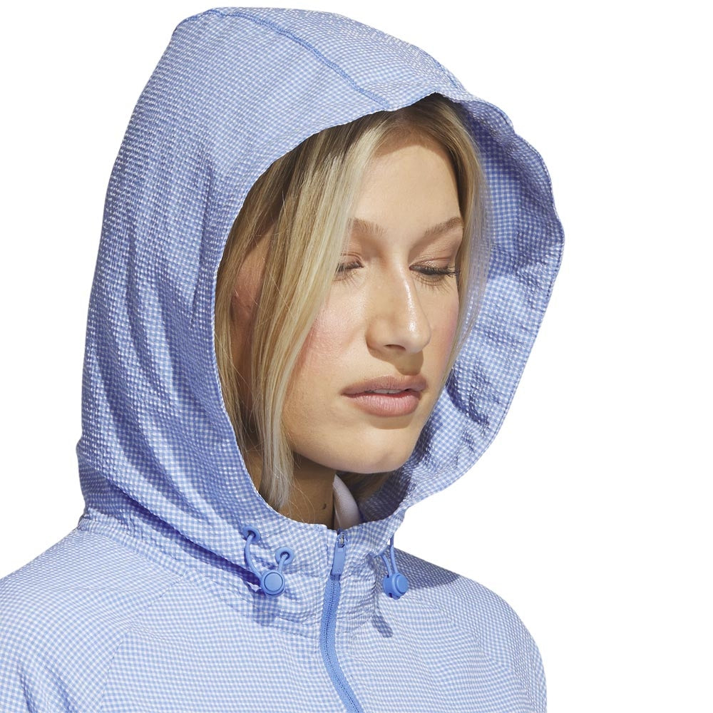 Adidas Searsucker Quarter Zip Damengolfhoodie