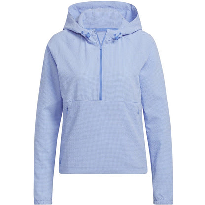 Adidas Searsucker Quarter Zip Damengolfhoodie