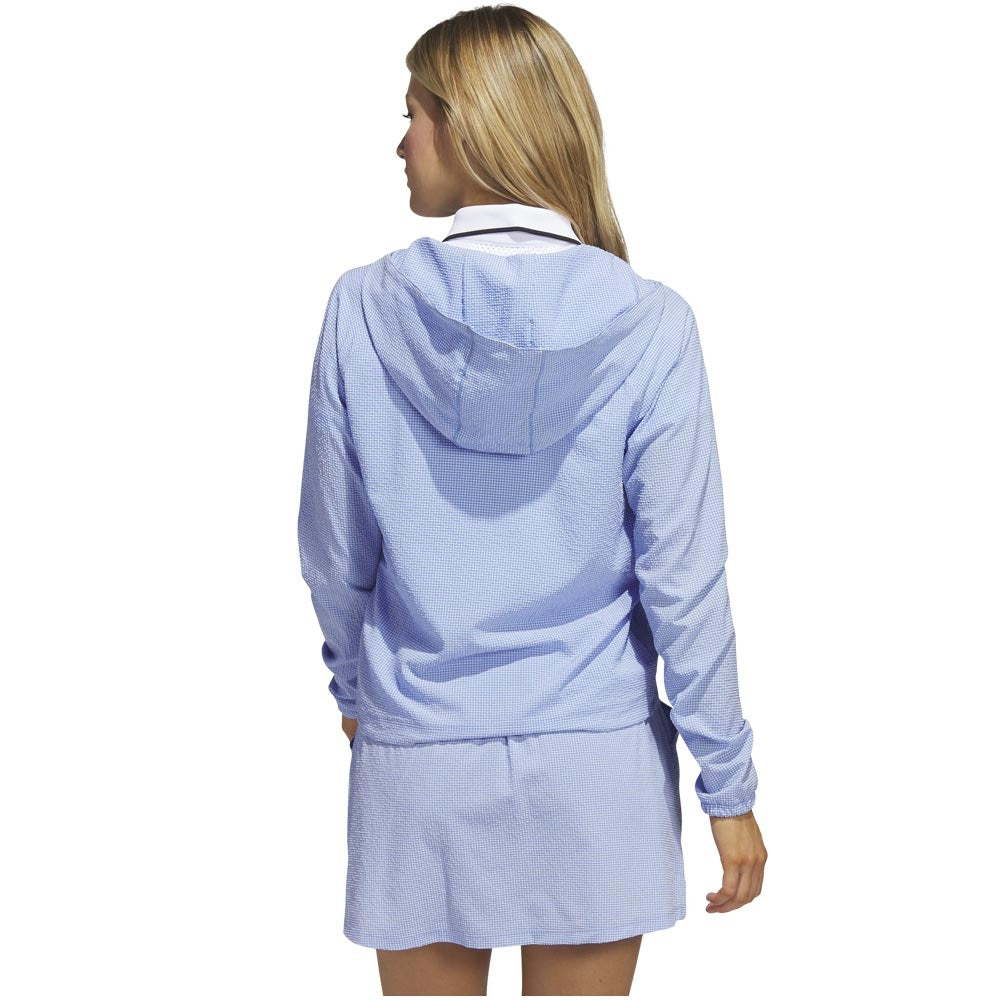 Adidas Searsucker Quarter Zip Damengolfhoodie