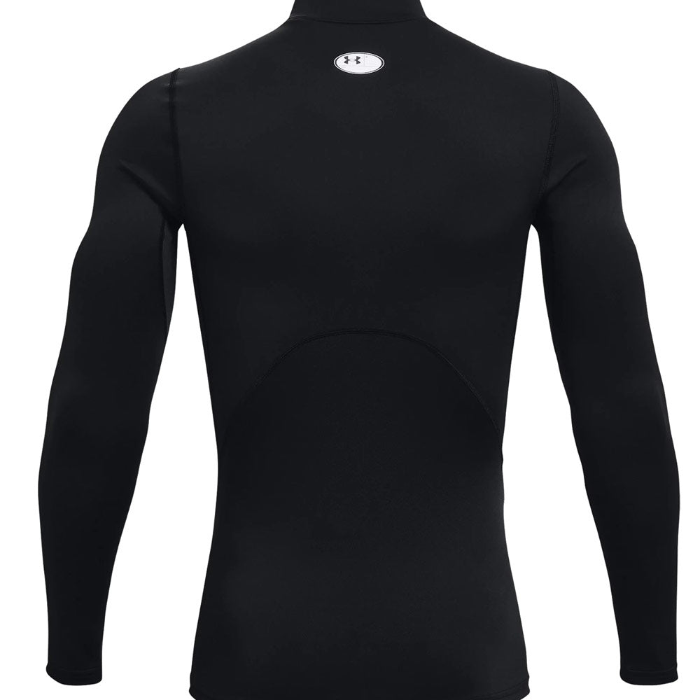 Under Armour UA Comp Mock Langarm Shirt Herren Schwarz