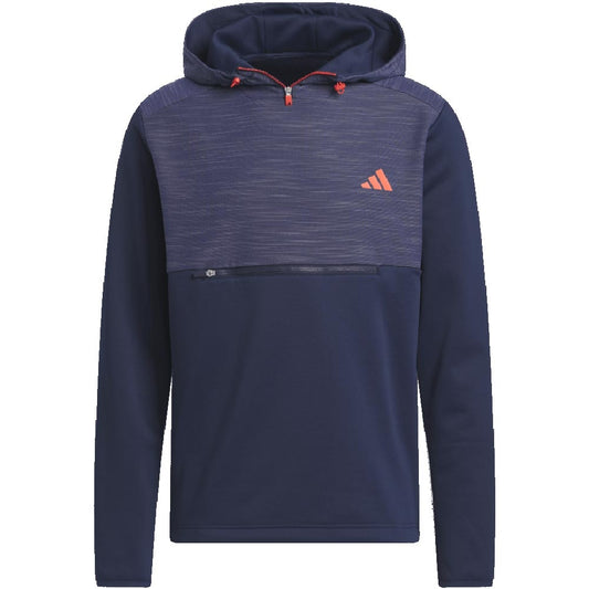 Adidas Textured Hoodie Herrengolfpullover Navy