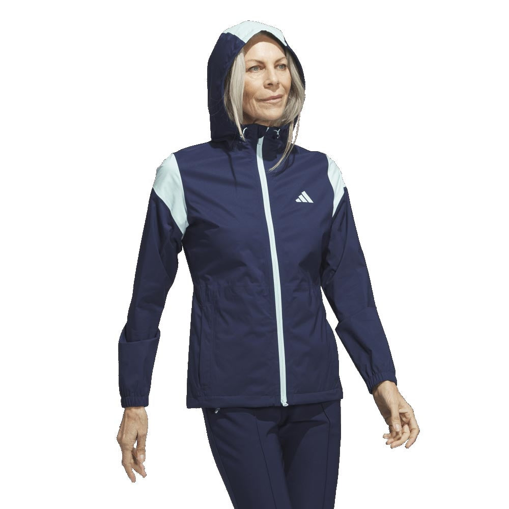 Adidas Rain Jacket Regenjacke Damen Navy-White
