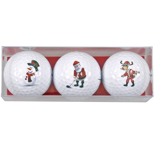 Sportiques Golfbälle mit Weihnachtsmustern Geschenkartikel