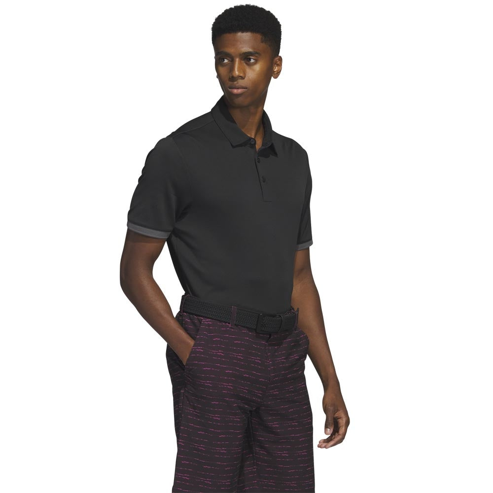 Adidas H.RDY Herrengolfpoloshirt Black