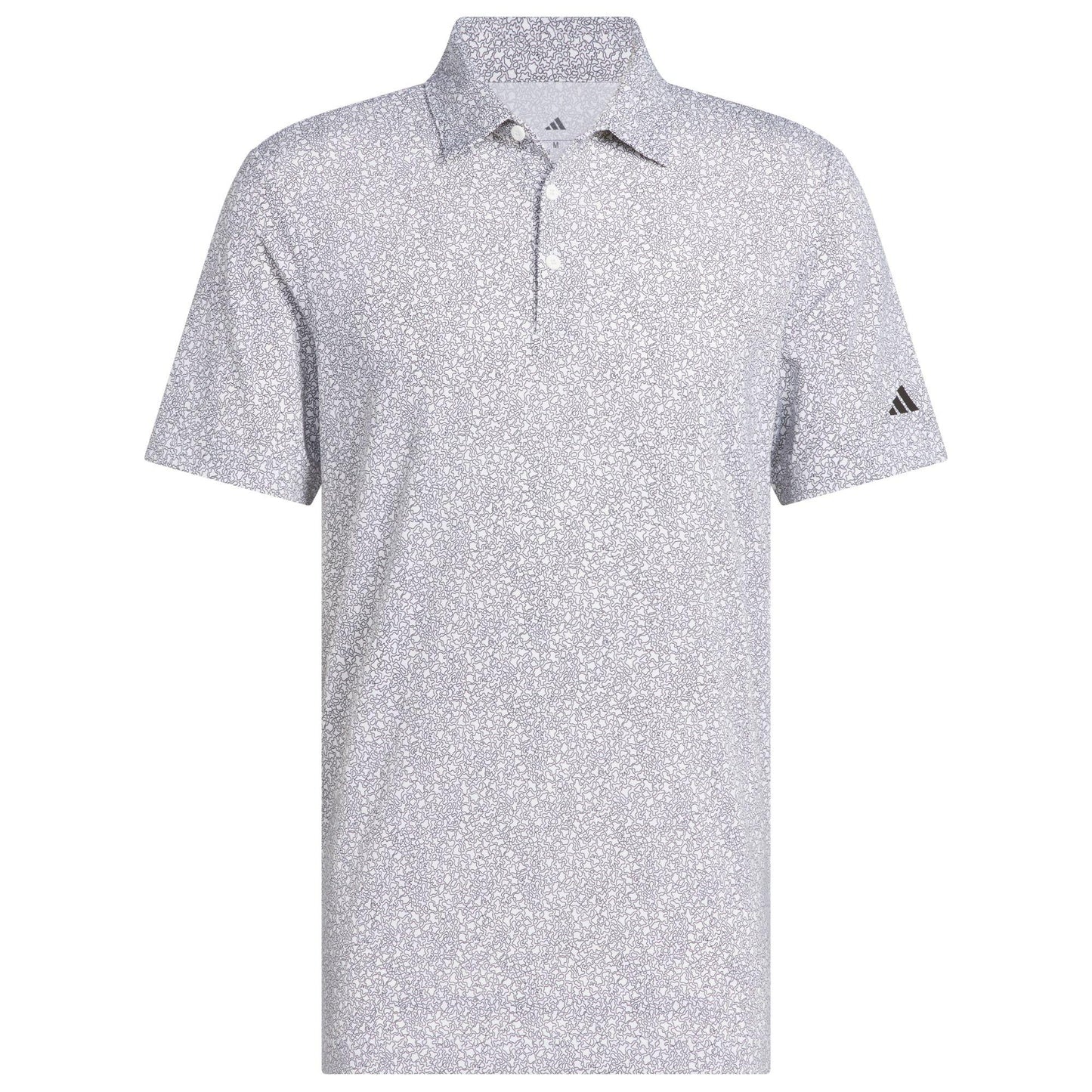 adidas Ultimate365 Mini Bunker Herrenpoloshirt white/black