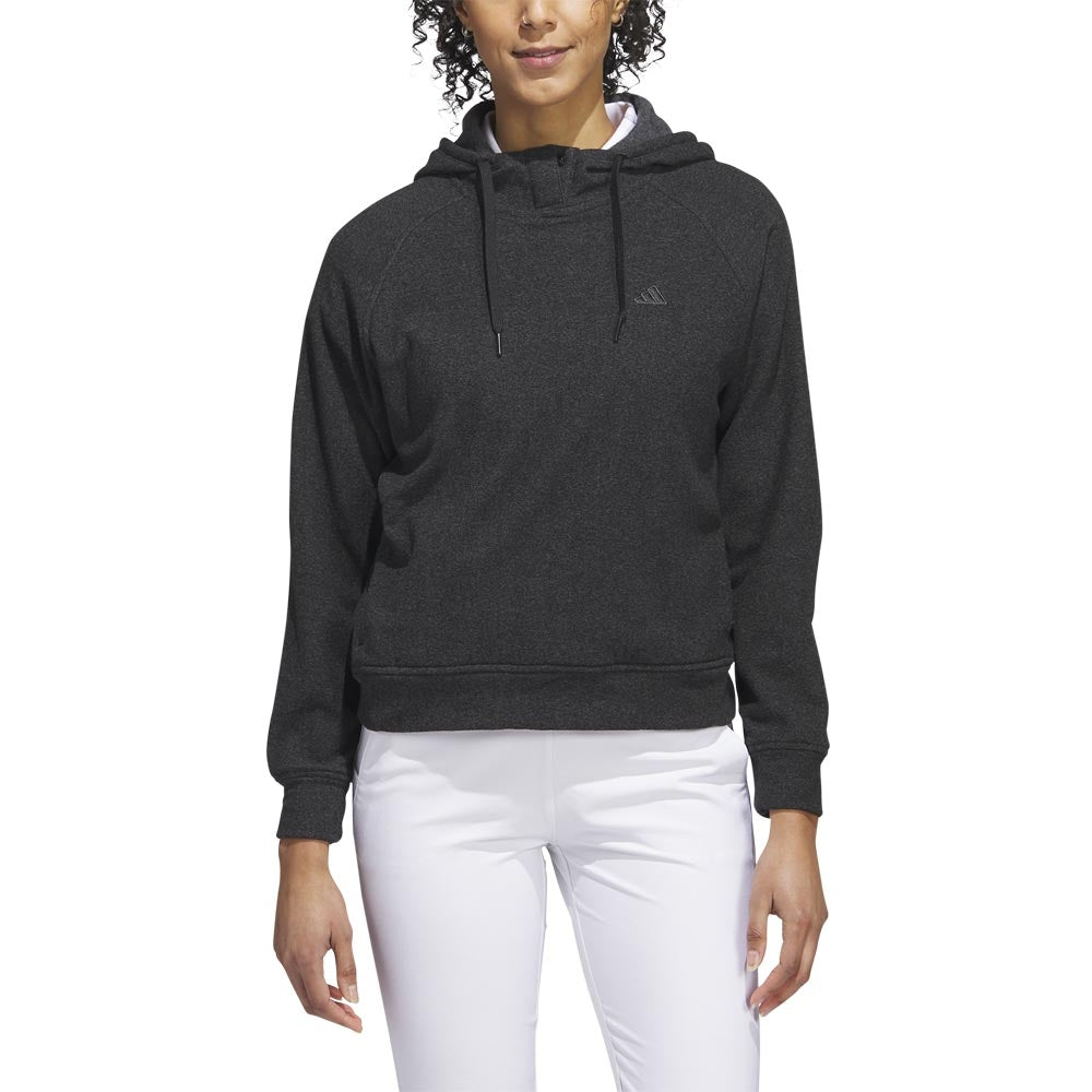 Adidas Go To Damengolfhoodie Schwarz Melange