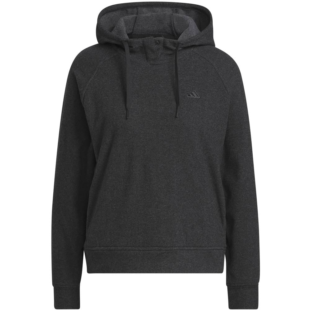 Adidas Go To Damengolfhoodie Schwarz Melange