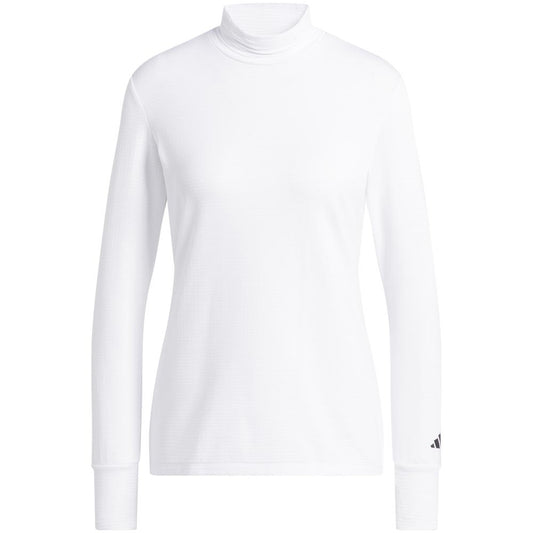 Adidas Cold Long Sleeve Mock Damengolfmock Weiss