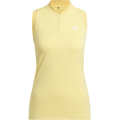 Adidas Ultimate365 Tour Heat Sleeveless Damengolfpoloshirt Gelb