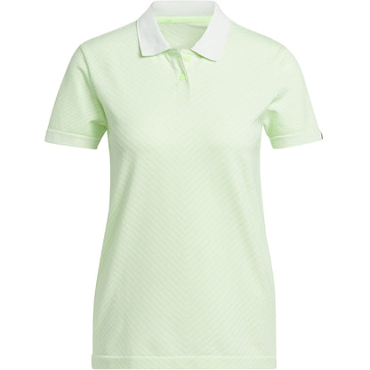 Adidas Ultimate365 Tour Primeknit Damengolfpoloshirt Jade