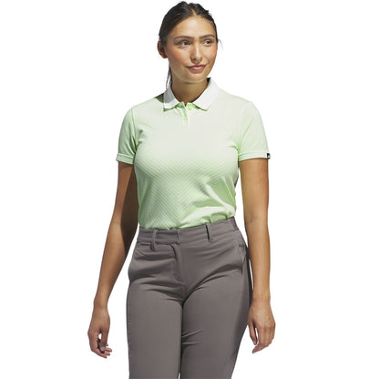Adidas Ultimate365 Tour Primeknit Damengolfpoloshirt Jade