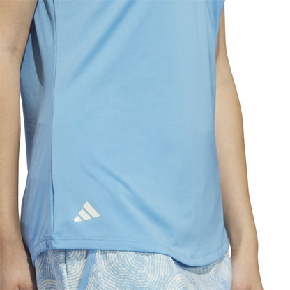 Adidas Ultimate365 Printed Damengolfpoloshirt Blue